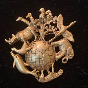 “The Animal Kingdom” brooch by AJC Jewelry, a black family-owned business